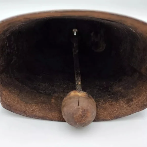 Antique Cow Bell Farm Hand Forged Large Country Rustic Decor - Picture 6 of 8